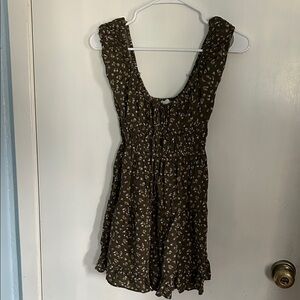 Floral Brown Dress